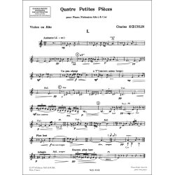 Quatre Petites Pi&egrave;ces